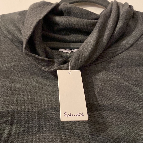 Splendid Supersoft Camo Cowl Pullover - Picture 4 of 8